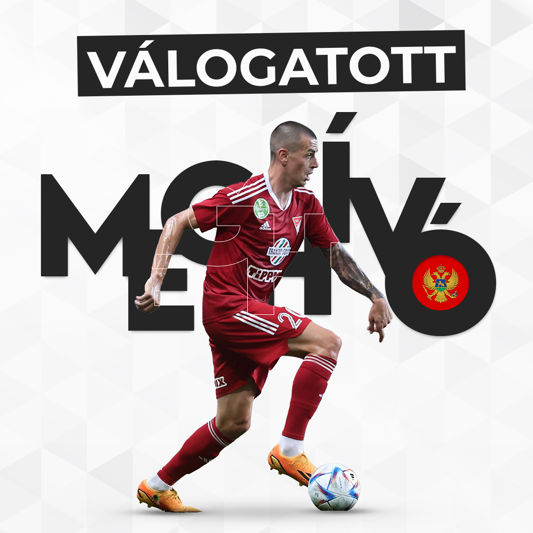 Stefan Loncar in the squad of the Montenegrin national team - DVSC